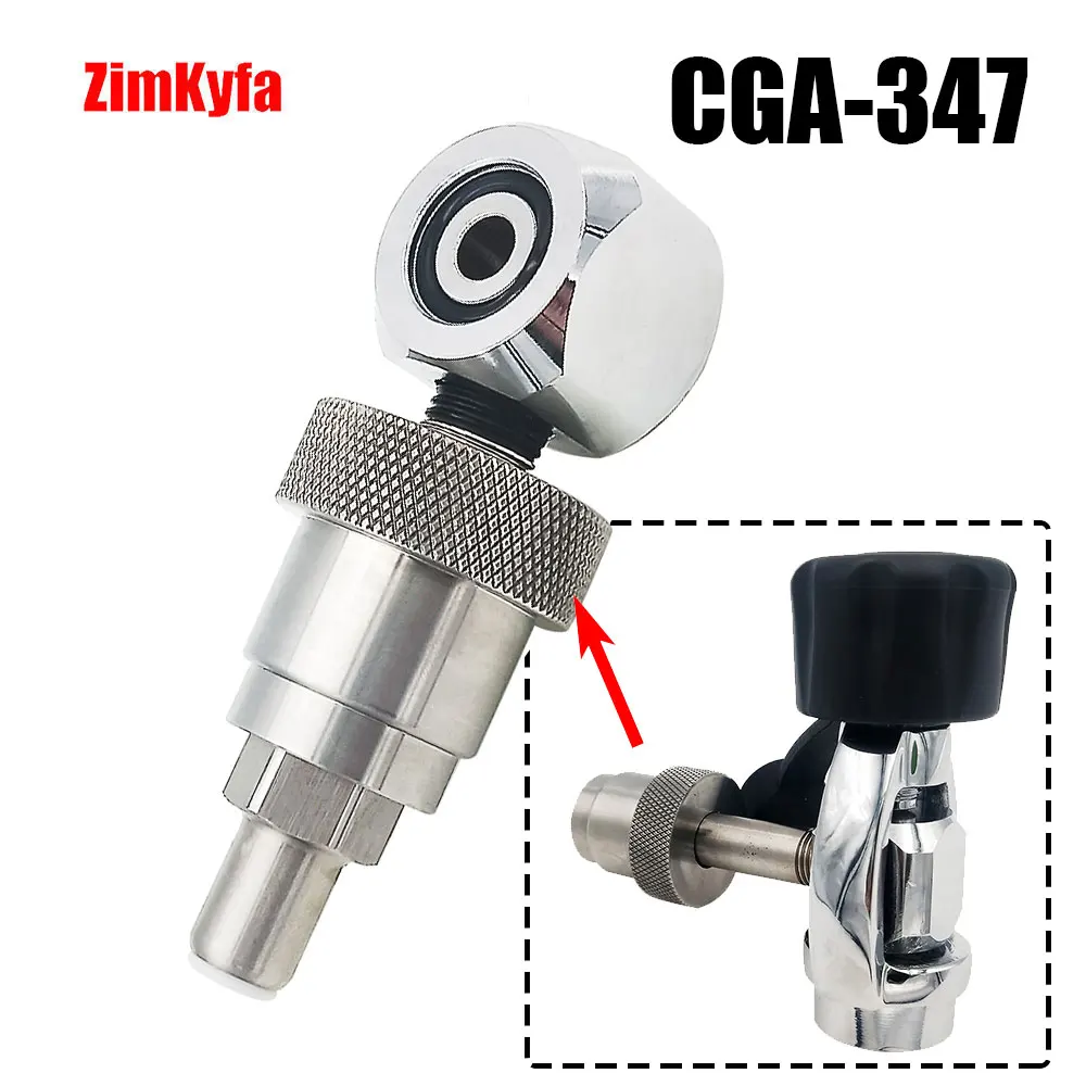 Paintball PCP SCBA CGA347to Standard Yoke Filling Converter Adapter for
