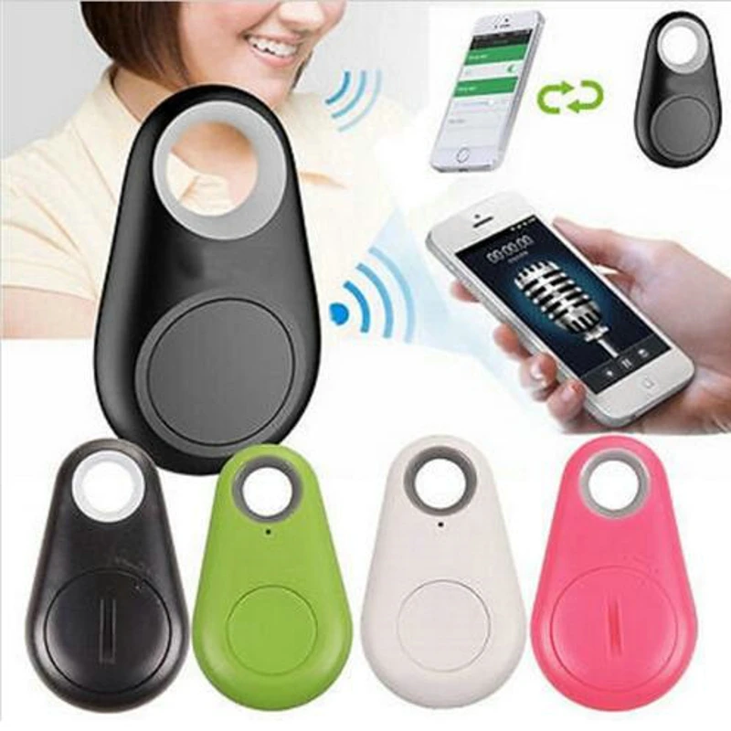 Mini Anti-lost Whistle Key Finder Wireless Alarm Smart Tag Key Locator Keychain Tracker Whistle Sound LED Light Things Tracker voice alarm sounder