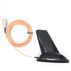 Gtwoilt PL-259 Shark Fin Design VHF UHF 144/430Mhz Dual Band Antenna for QYT KT-7900D KT-8900 BAOJIE BJ-328 BJ-318 TYT BAOFENG
