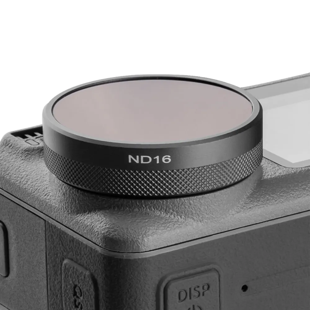 TELESIN фильтр для объектива ND4 8 16 32 нейтральные Грипсы из плотного материала рамка из алюминиевого сплава для DJI Osmo аксессуары для экшн-камеры