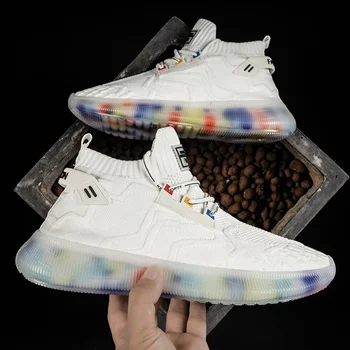 

New Mesh Men Sneakers Casual Shoes Lac-up Men Shoes Lightweight Comfortable Breathable Walking SneakersM09