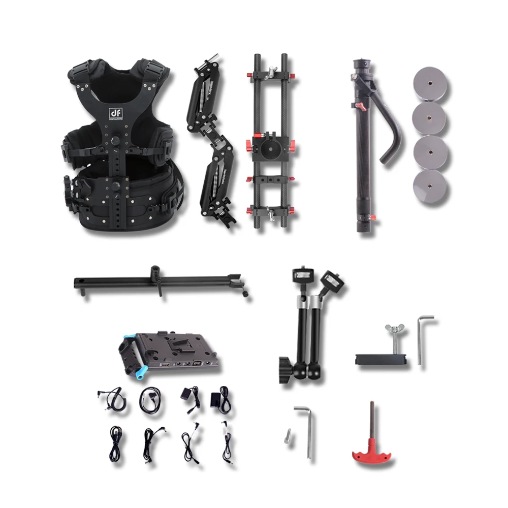 THANOS PROII Gimbal Vest steadicam with Z Axis+Carbon Fiber Monopod Sled System for DJI RS2 RSC2 RONIN S ZHIYUN Crane 3S Trinity