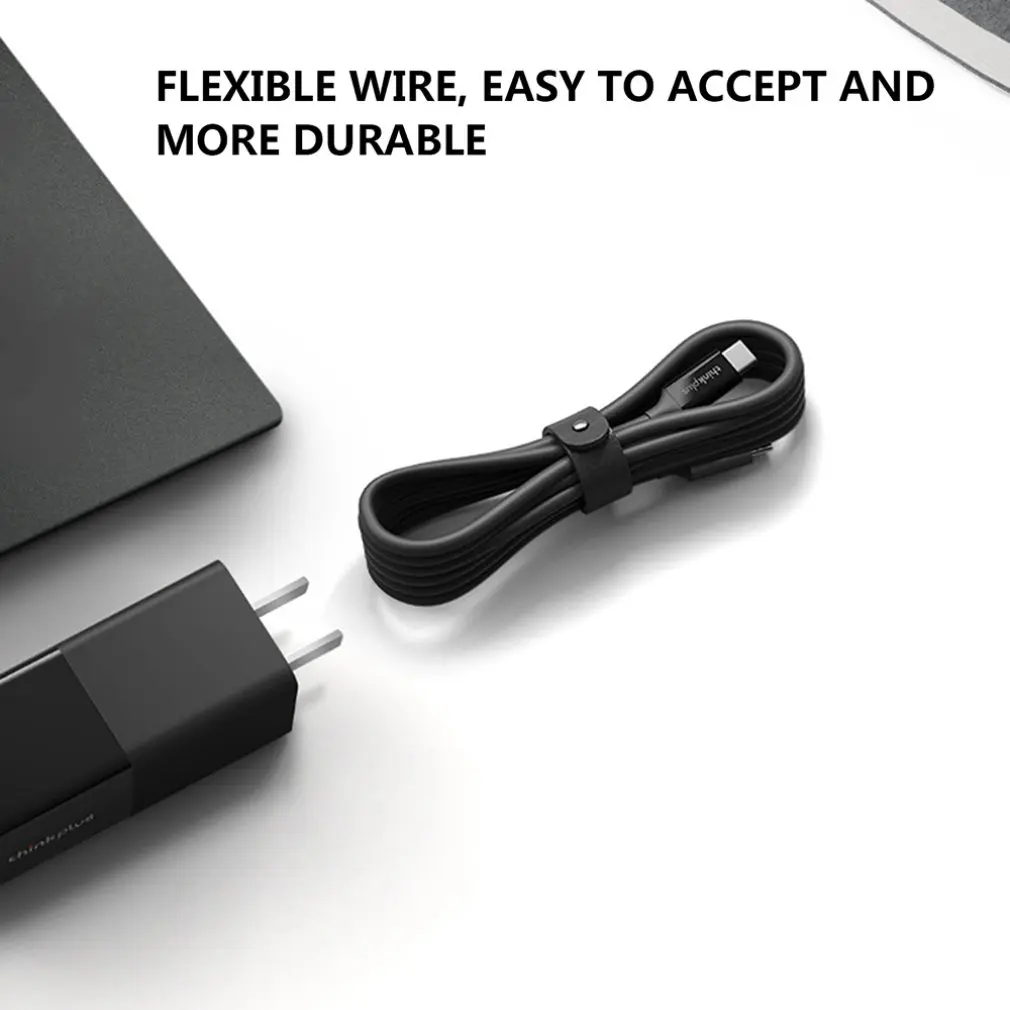 Lenovo Thinkplus type-C помада портативный адаптер питания зарядное устройство для ноутбука шнур питания X1 X280 T480S 65W X390/T490