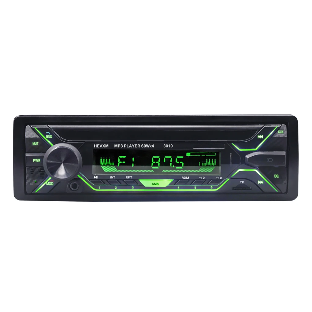 Автомобильный Радио стерео плеер Bluetooth AUX-IN MP3 FM/USB/1 Din/пульт дистанционного управления громкой связи авто MP3 аудио плеер