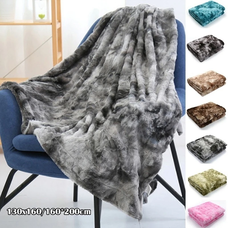 Одеяло CANIRICA из искусственного меха, одеяло для кровати, супер мягкое пушистое толстое одеяло, роскошное уютное теплое пушистое плюшевое одеяло для кровати, подарок
