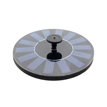 

CF003 6V 0.8W 150L/H Solar Power Floating Water Pump Fountain Submersible Pump for Pool Garden Plants (Black)