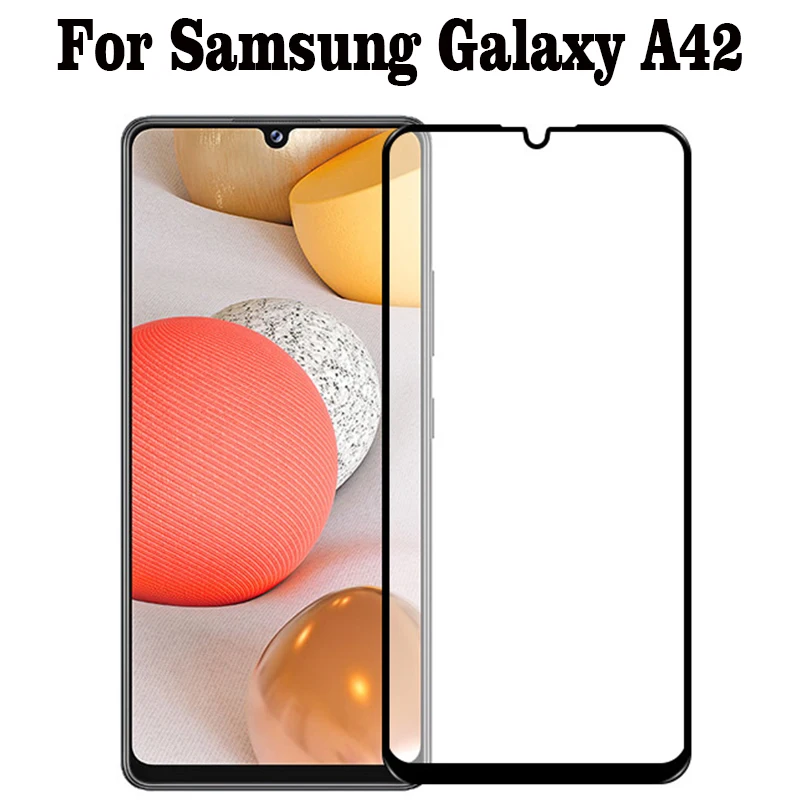 3D полное клеевое закаленное стекло для Samsung Galaxy A42 5G покрытие 9H пленка