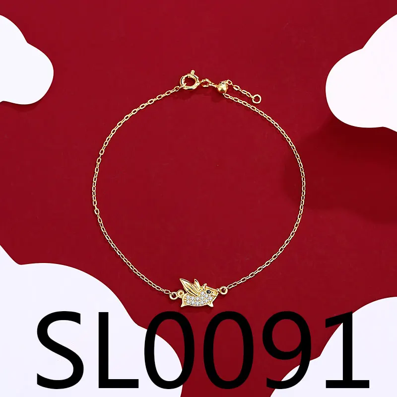 TS-SL007, высокое качество,, милый испанский медведь, драгоценный камень, ожерелье, саморазработанное ювелирное изделие, ожерелье из стерлингового серебра - Цвет камня: SL0091-414831000
