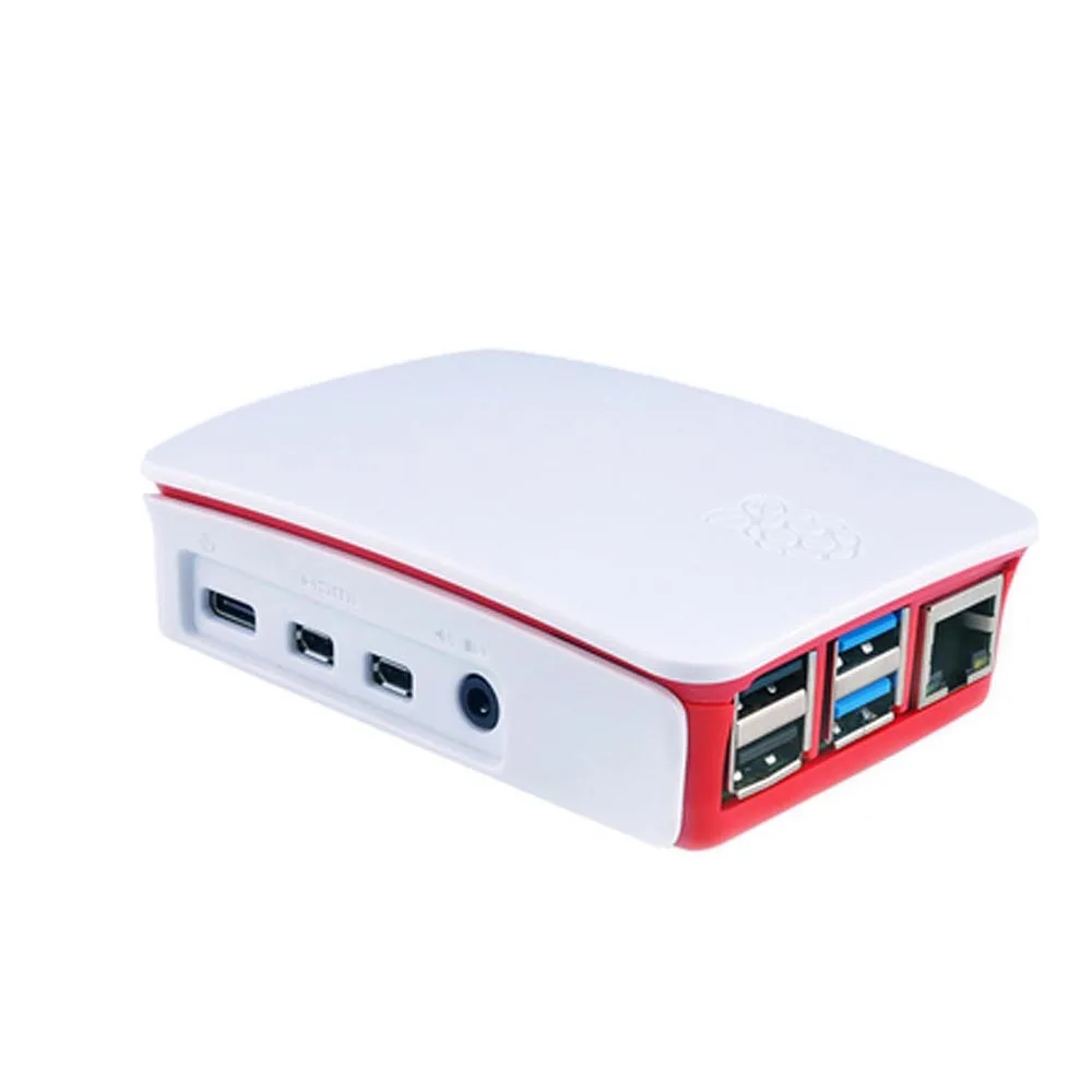 Raspberry PI 4 Модель B официальный чехол с SD картой памяти на 32 ГБ+ 5V 3A питания+ HDMI для Raspberry pi 4B - Цвет: Красный