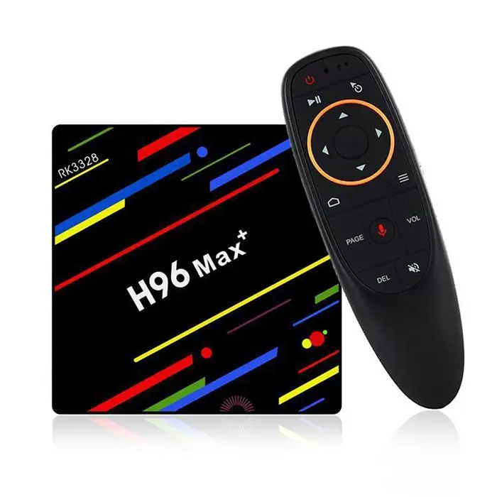 H96max+ ATV телеприставка Голосовая версия четырехъядерный двойной HD WiFi Bluetooth Android 9,0 обычный комплект дистанционного управления