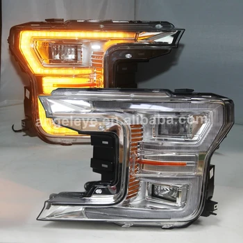 

New Arrival led Headlight For FORD for Raptor F150 2015-2017 YZ Flowing Tuning light