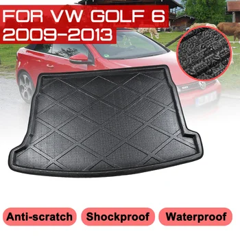 

Car Floor Mat Carpet For VW Golf 6 2009-2013 Rear Trunk Anti-mud Cover