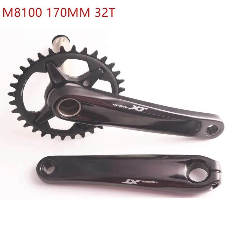 170MM 32T SHIMANO M8100 1X12 Скорость 170/175 мм шатун 32T 34T 36T MTB велосипед без BB Аксессуары для велосипеда - Цвет: 170MM 32T