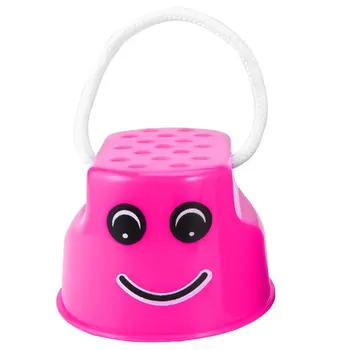 

OCDAY 7 Colors 1pc Walk Stilt Jump Toy Plastic Smile Face Pattern Children Outdoor Fun Sports Balance Training Toy Best Gift