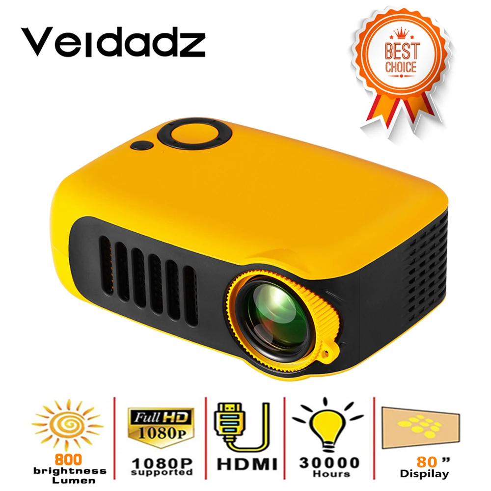 Портативный проектор VEIDADZ A2000 мини-проектор 800 x пикселей лм домашний