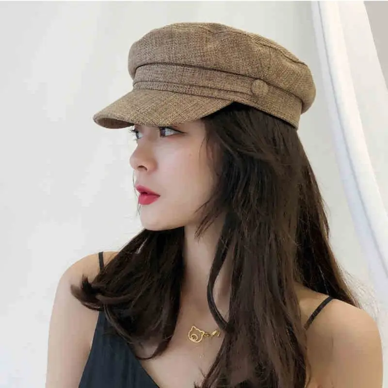 

Women Beret Autumn Winter Hats Stylish Artist Painter Newsboy Caps Peaked Cap