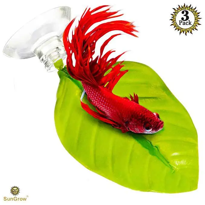 Аквариум для аквариума украшение для домашних животных озеленение имитация листьев Betta Spawn отдых Ye