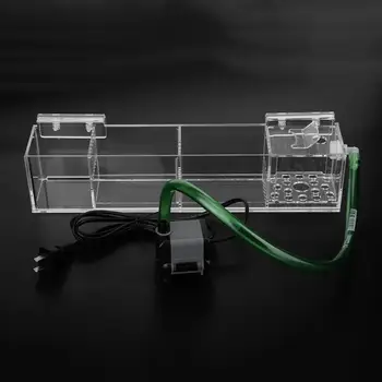 

220V Aquarium Filter Fish Tank Filter Aquarium Three Layers Filter Box Rain Pipe Upper Filtering Accessory CN Plug