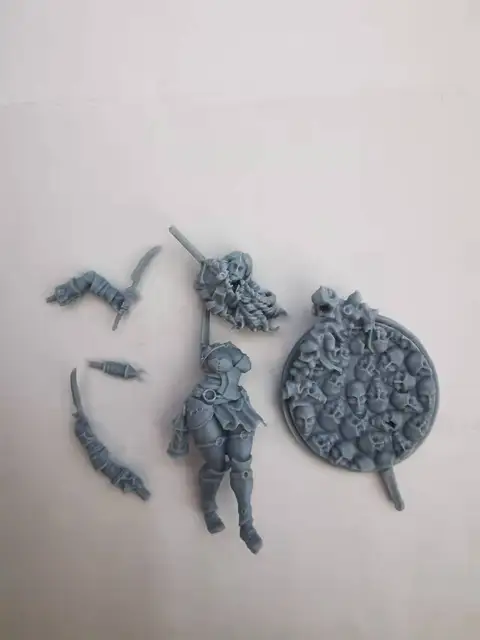 model kit resin kit 28353 kingdom death long-haired assassin 2