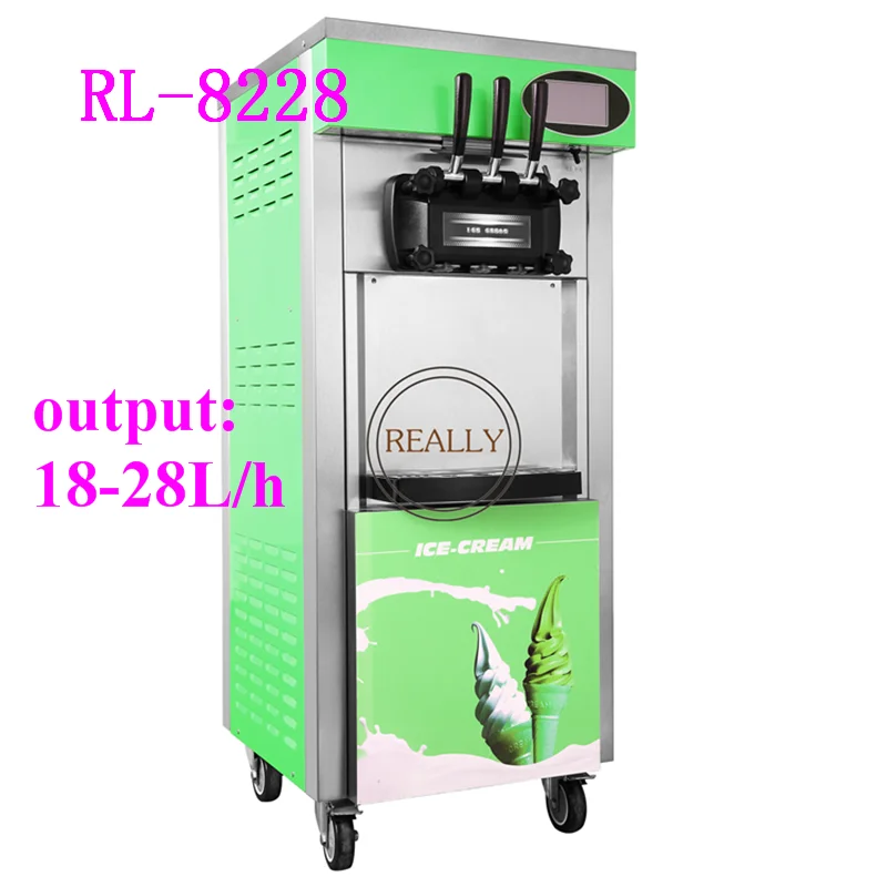 Коммерческий 18 28л/час RL 8228 машина для производства мягкого мороженого|machine|machine