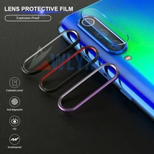 Tempered Glass + Metal Protection Ring For Xiaomi Redmi Note 8 7 Pro K20 Camera Lens HD Screen Protector For Mi 9 9T Cover Film