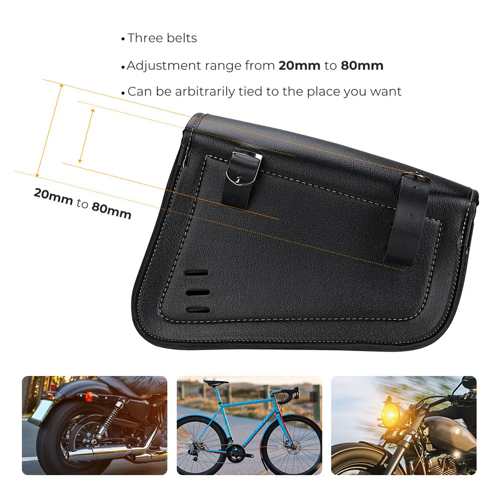 Мотоциклетная седельная сумка сумки маятники кожаная Боковая Сумка для Harley Sportster