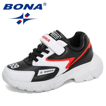 

BONA 2020 New Designers Kids Footwear Outdoor Child Sneakers Casual Shoes Running Trainers Boys Girls Chaussure Walking Shoes