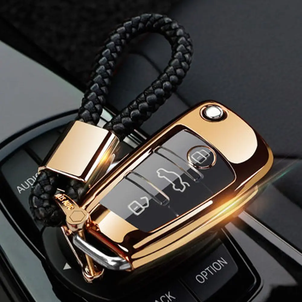 Для Audi R8 A1 A3 A4 A5 A6 A7 A8 Q3 Q5 Q7 C5 C6 A4L A6L S1 S3 RS6 TT 2005-2013 ключа автомобиля чехол набор брелок для ключей авто аксессуары для декора