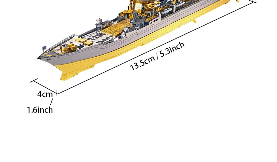 DIY 3D металлическая головоломка игрушка в сборке корабль модель русский Battlecruiser Pyotr великие Набор для обучения игрушки для детей