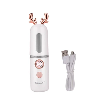 

30ml Mini Handy Facial Sprayer USB Rechargeable Skin Moisturizing Nano Facial Steamer Water Hydrator Face Humidifier Skin Care