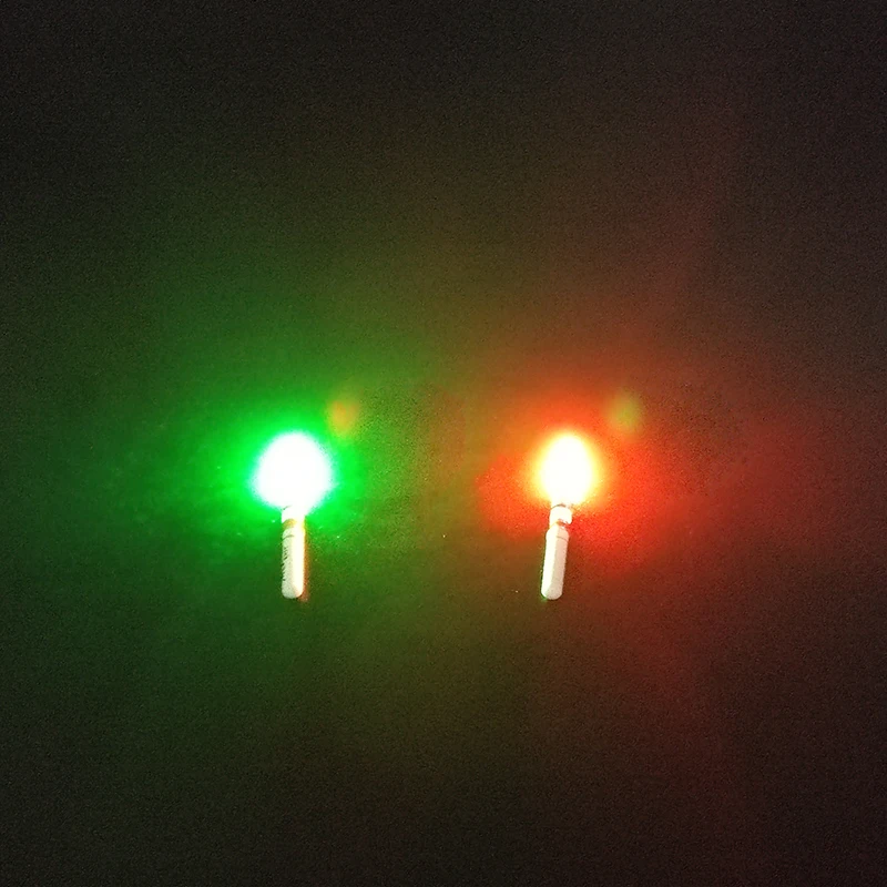 Fishing Light Stick Fishing Tackle Fishing Light 10pcs Light Sticks Green/Red Work with CR322 Battery Waterproof LED Lamp Lightstick Luminous Night Fishing Tackle Accessory J466