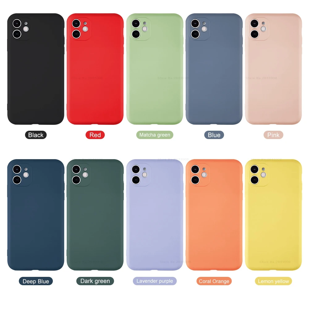 Чехол для телефона iPhone 11 Pro 11Pro Max мягкий жидкий силиконовый чехол iPhone11 объектива