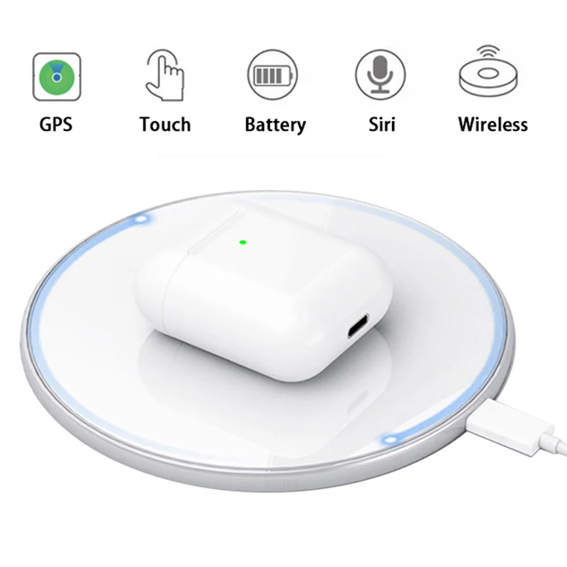 

6D i1000000 tws noise reduction airpoder 3 Earphone Wireless Pop up Touch 5.0 Bluetooth Earbuds for apple iphone IOS 13.22 phone