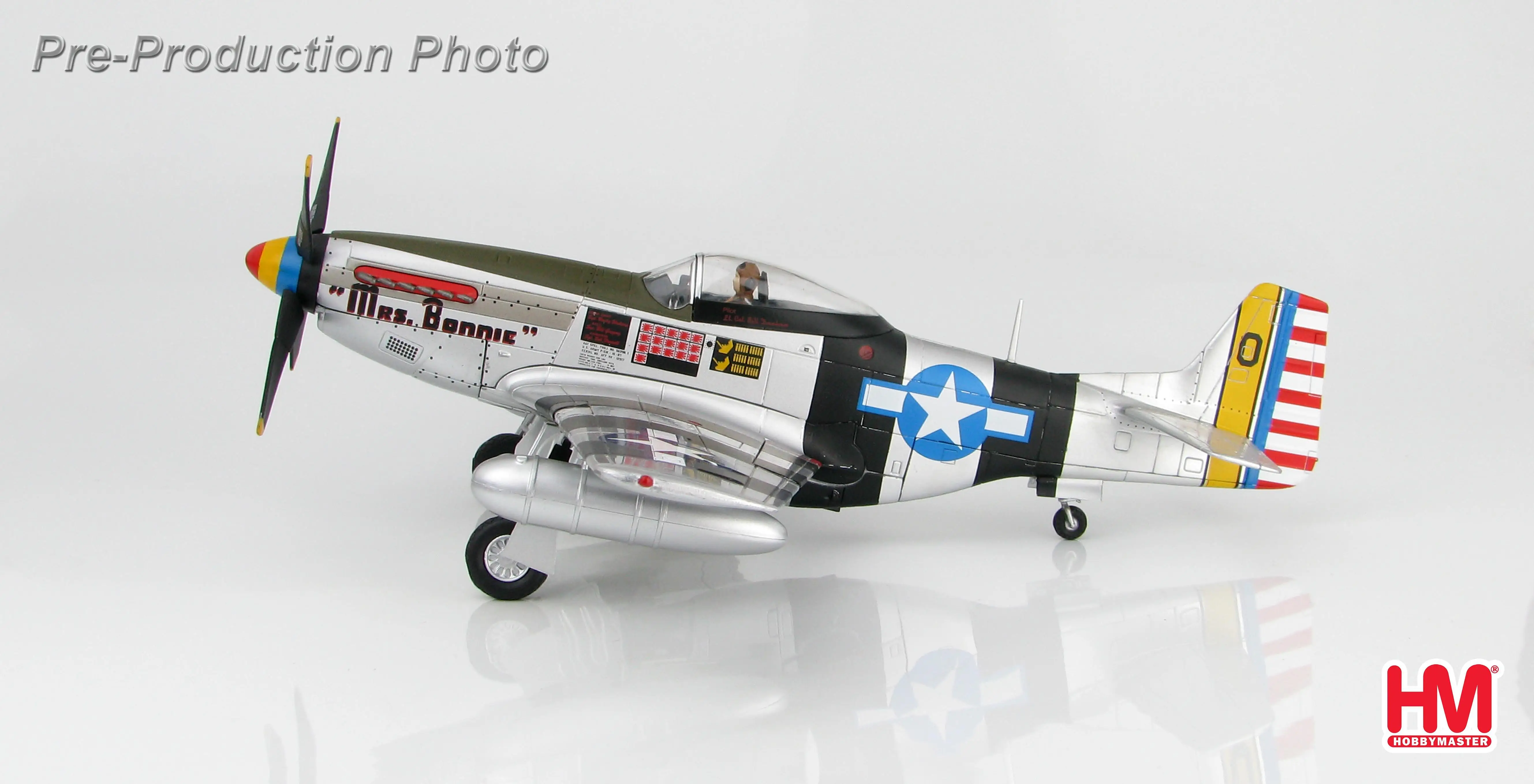 Хобби мастер P-51K Мустанг Mrs Bonnie Lt Col 1/48 литой самолет модель самолета
