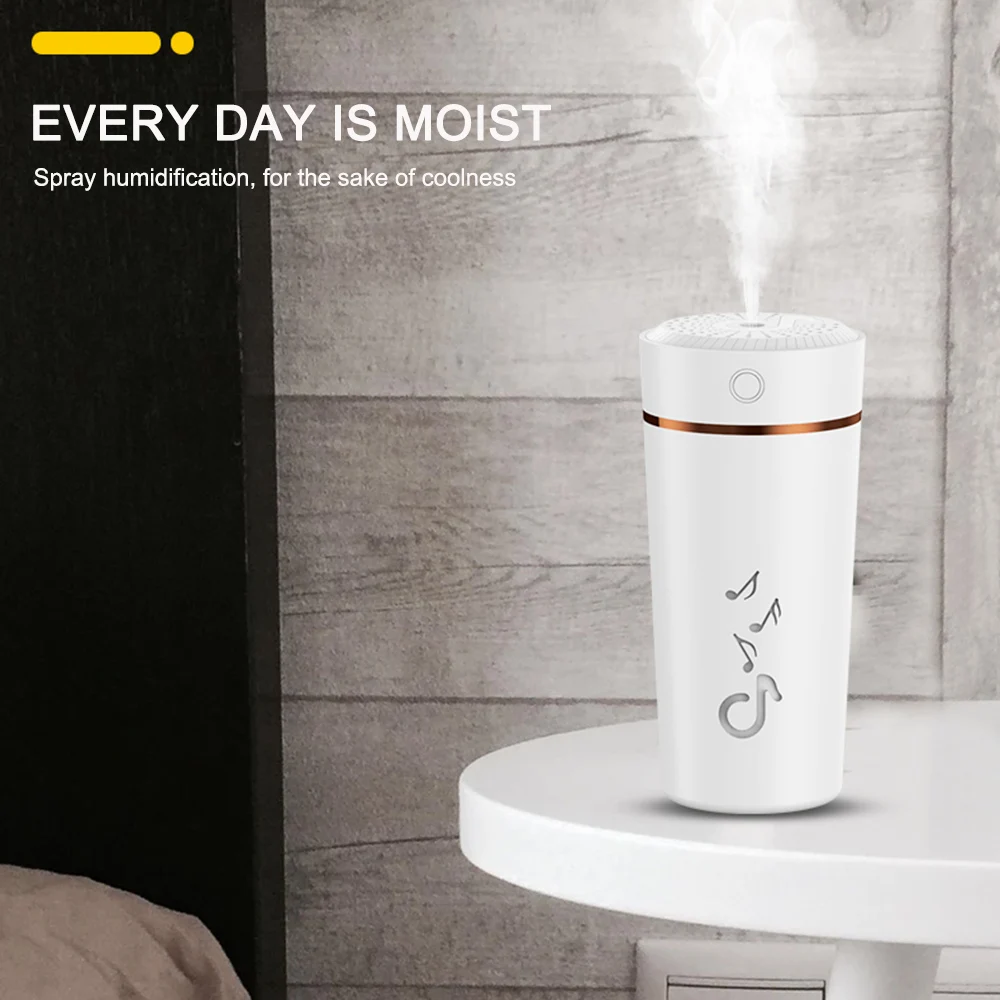 Cool Mist Portable Air Humidifier, Filter Free Vaporizer with 12Hrs Timer/Sleep Mode, Mute, Waterless Auto Shut-Off Small Gift