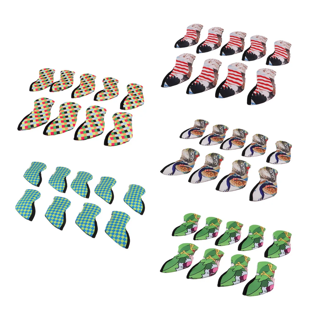 9 шт. хлопковые чехлы с железной головкой для гольфа защитная крышка водителя