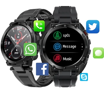 

Men Fitness Tracker Smart Digital Watches for IOS Android Phone with All Day Heart Rate Monitor Pedometer Distance Calculation