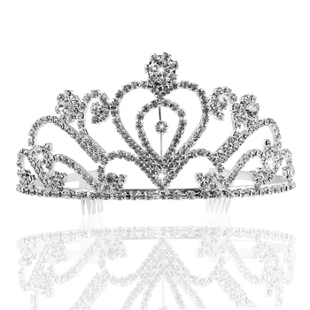 

Wedding Rhinestone Decorated Bride Crown / Hair Barrettes / Hairband / Hair Clip / Hair Loop (Sliver)