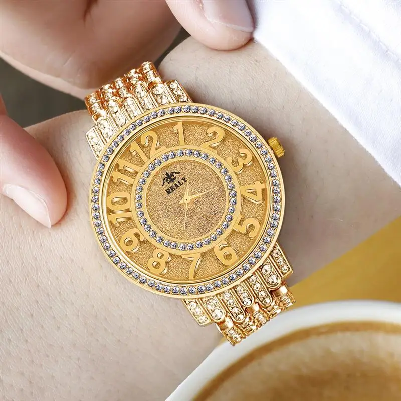 Для женщин часы роскошные часы с алмазами модная Нержавеющая сталь женские кварцевые часы на запястье элегантные серебряные часы с яркими украшениями Bling Reloj Mujer