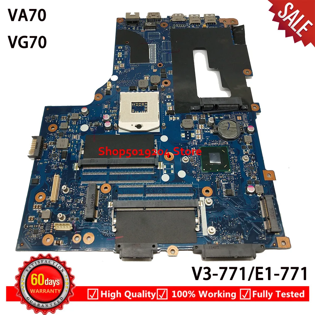 VA70 VG70 основная плата для acer aspire V3-771 E1-771 E1-731 Материнская плата ноутбука DDR3 два Разъем для карты памяти тестирование