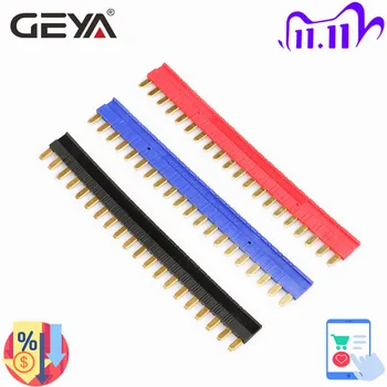 

GEYA Slim Relay Connector Busbar Jumper Fast Wiring Plate Black Red Blue 1PCS