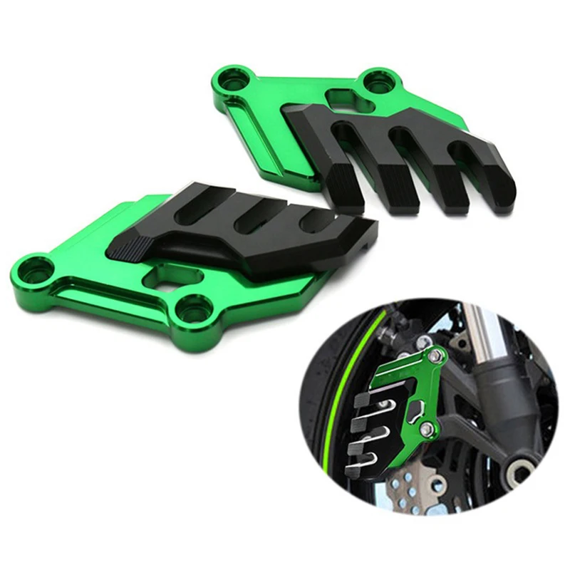 Мотоцикл cyclecnc алюминиевый передний тормозной диск Тормозной суппорт для Kawasaki Z900 аксессуары Защитная крышка