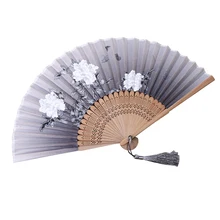

Vintage Hand Fans Wedding Chinese Style Fans for Personalized Wedding Foldable Dance Bamboo Fans Party Favors Personalized