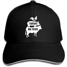Мужская Женская Бейсболка No Farms No Future 1