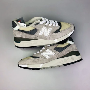 

New Arrival New Balance NB998 Breathable Walking Sneakers Men/Women Outdoor Sports No-Slip Suede Walking Shoes Size Eur 36-45