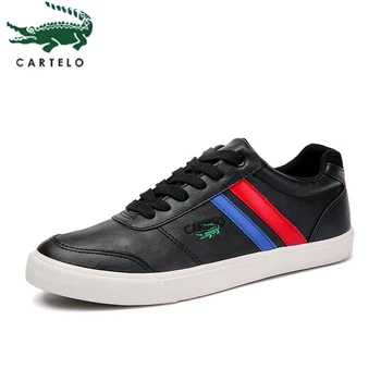 

CARTELO men's shoes new stripe hit color low to help breathable versatile shoes men's sports shoes men sneakers casual shoes кро