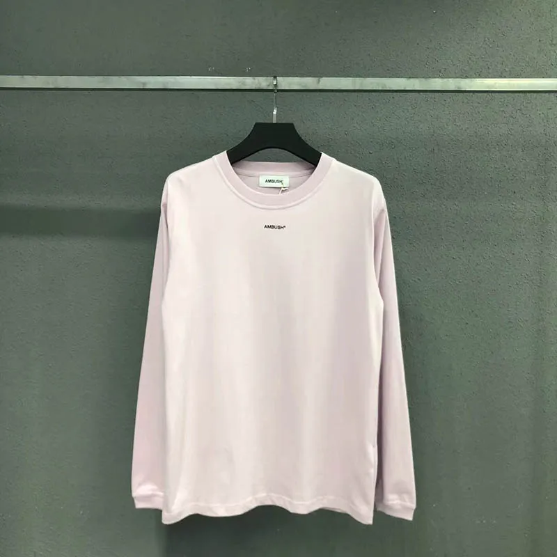 

High Quality AMBUSH Casual Long Sleeves T Shirt AMBUSH Reflective Classic Pullover AMBUSH Round-neck Couple Lovers Sweatshirts