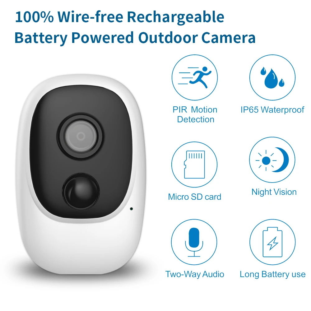 Водонепроницаемая мини-камера 1080P наружная маленькая видеокамера Wi-Fi с