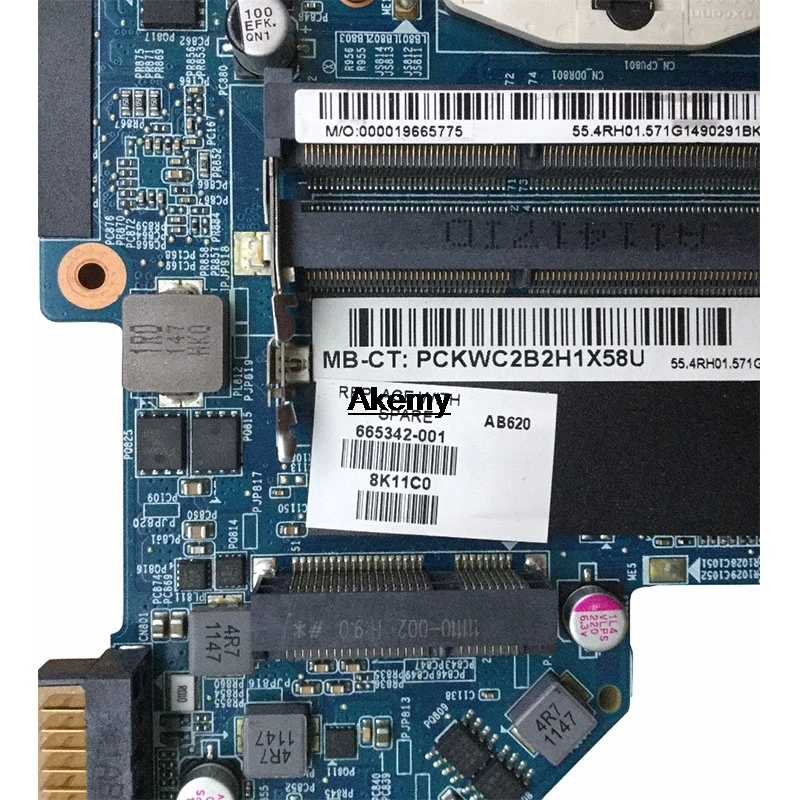 665342-001 Материнская плата для ноутбука hp Pavilion DV6T DV6-6000 материнская плата HD6770 2GB ноутбук ПК Протестировано ОК