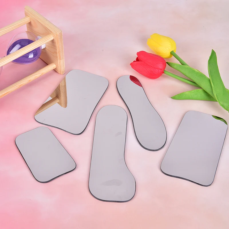 5pcs/set Dental Intraoral Reflector Photography Mirror  Glass Material Double Side Mirror Dental Clinic Tools